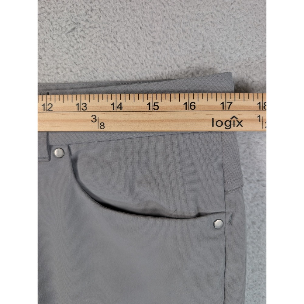 VRST Mens Athletic Fit 5-Pocket Pants Gray W34 L34 Stretch Performance Trousers - Picture 4 of 9